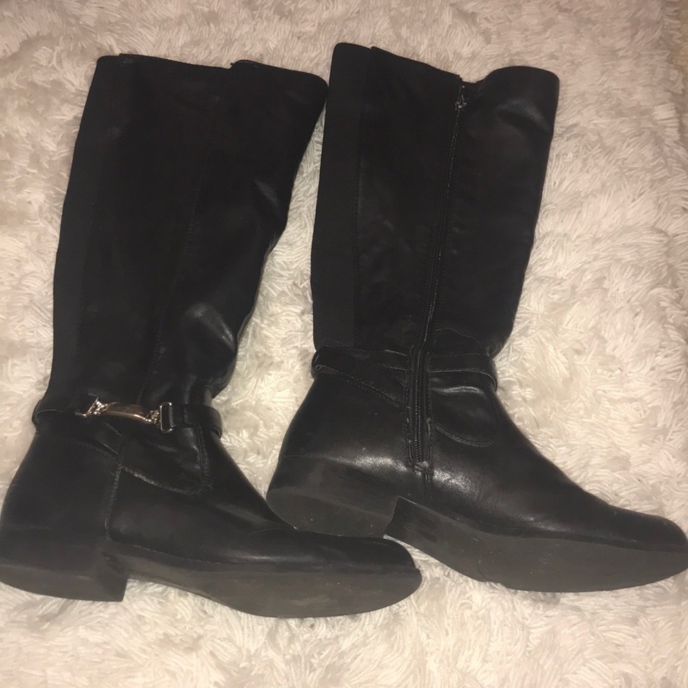 Knee High Black Boots 10